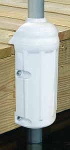 3005.0838 7 x 17 in. Cranberry Dock Bumper