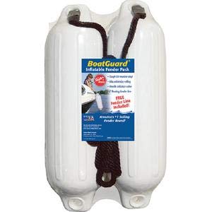 3005.1593 White Fender Kit with Black Rope