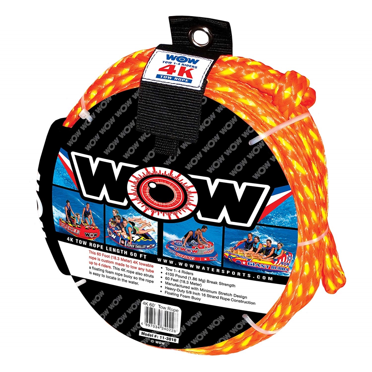 3004.5354 60 ft. 4K Towable Rope Light -  Wow