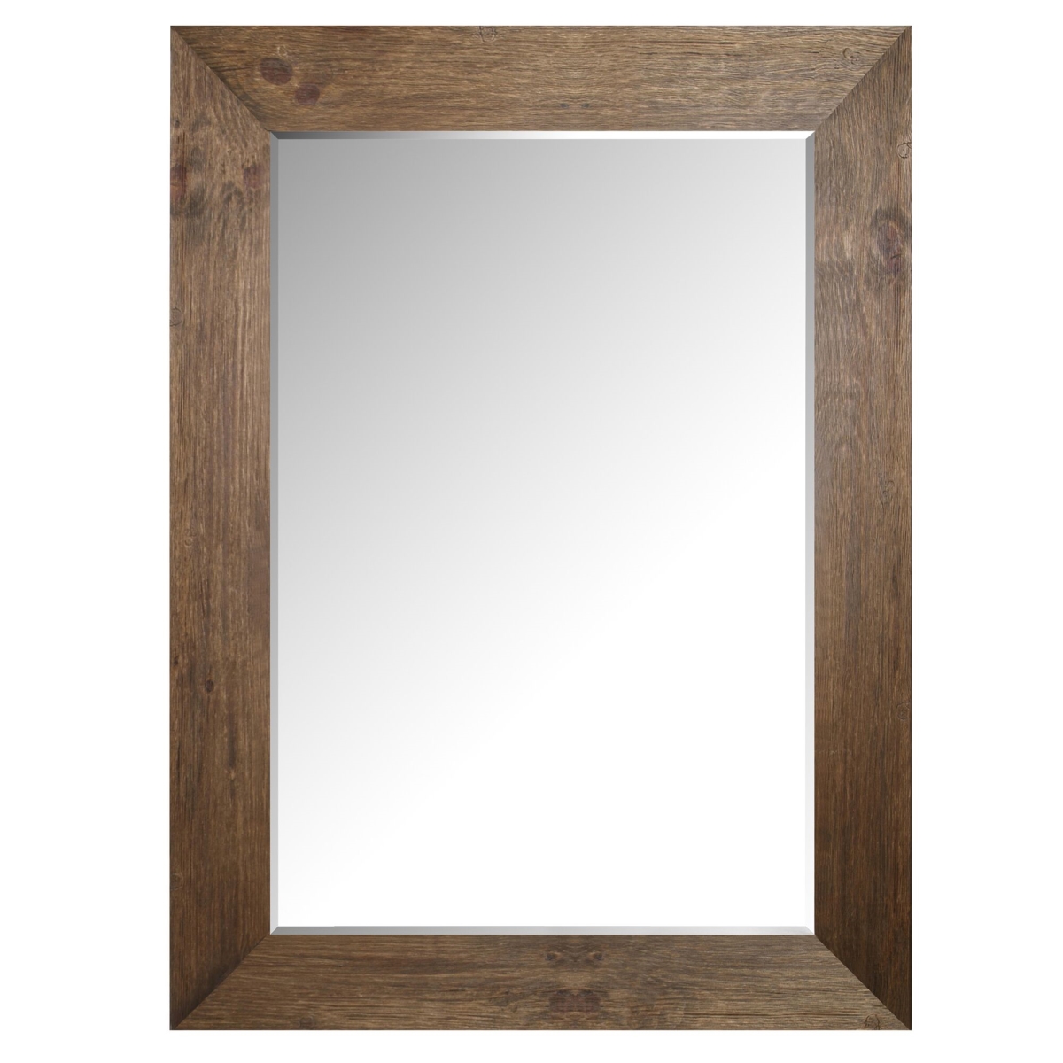 Picture of Mirrorize Canada NM362ONL 34 x 46 in. Wood Wall Mirror&#44; Brown