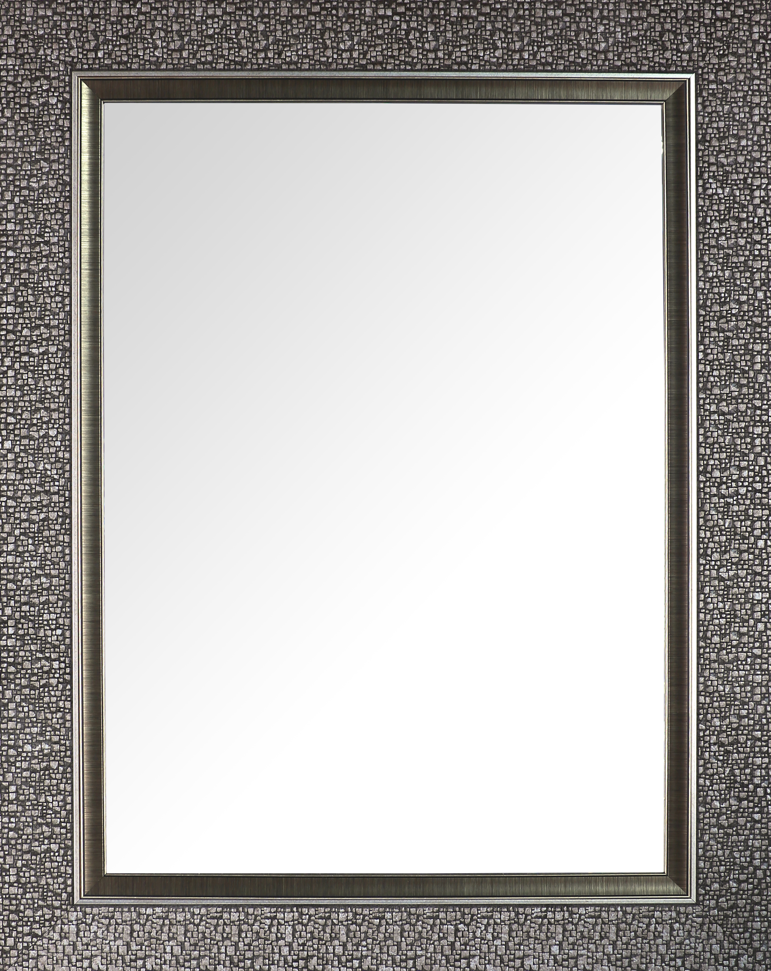 Picture of Mirrorize Canada IMM102 27 x 35 in. Mosaic Bathroom Mirror&#44; Silver