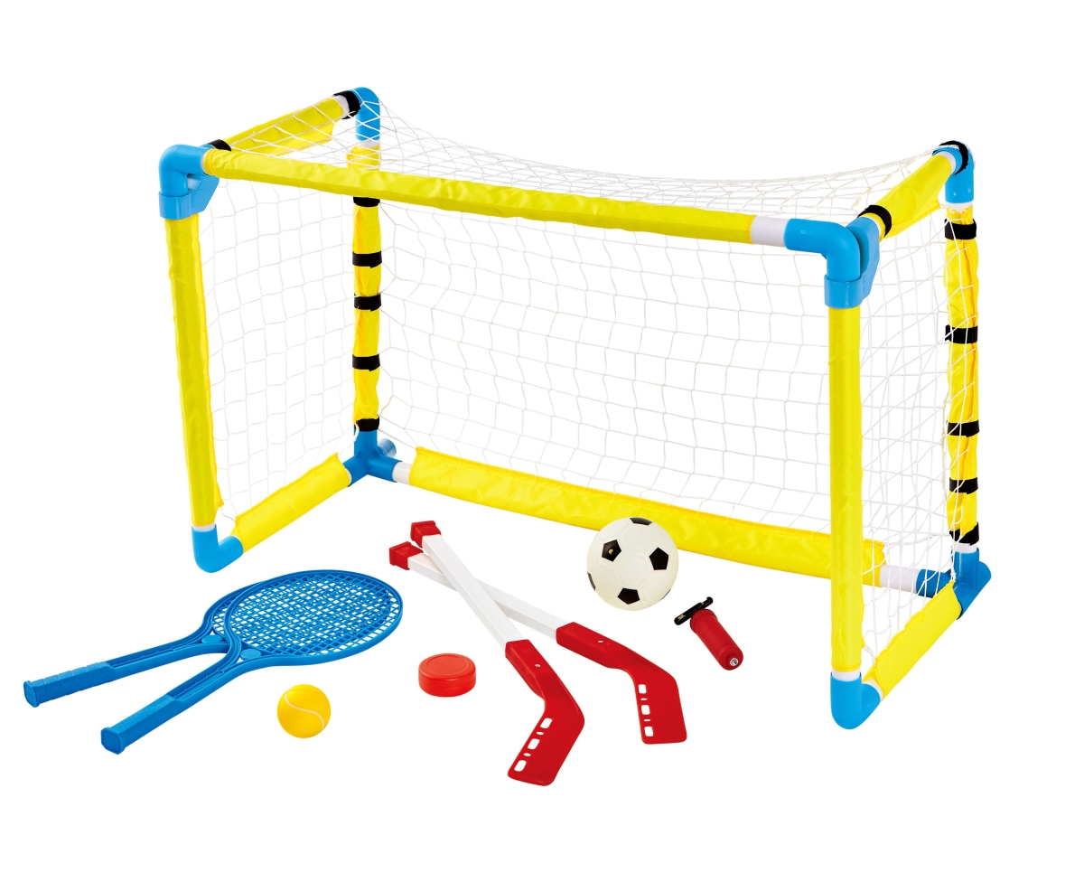 Picture of NSG JS5020 3-in-1 Soccer Hockey Tennis Product Shot - Red&#44; Yellow & Blue