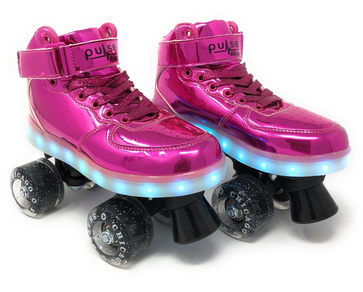 Picture of Chicago Skates CRS710-06 Girls Sidewalk Light-Up Skate&#44; Pink - Size 6
