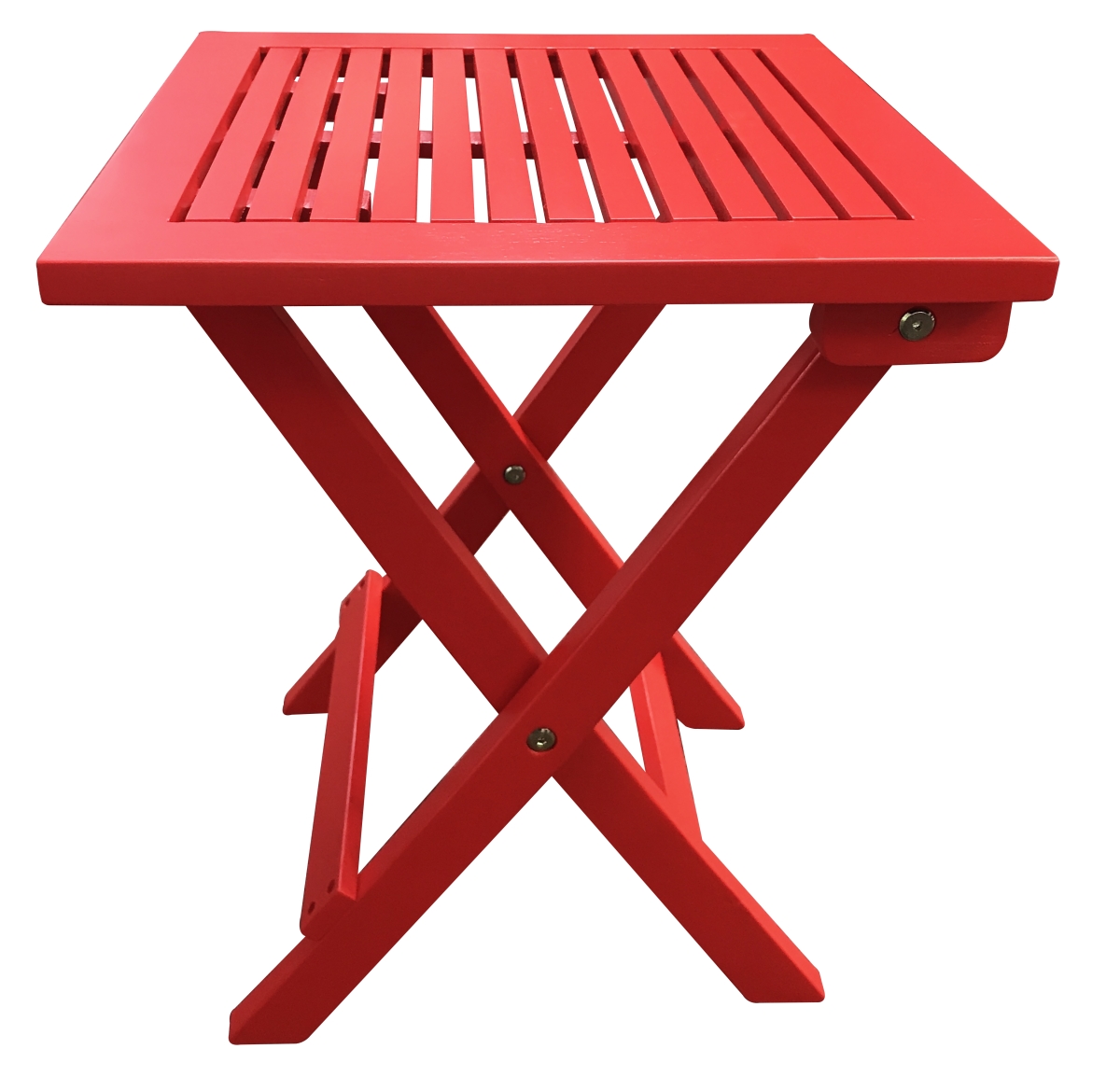 16 x 16 x 20 in. Adirondack Folding Table, Red