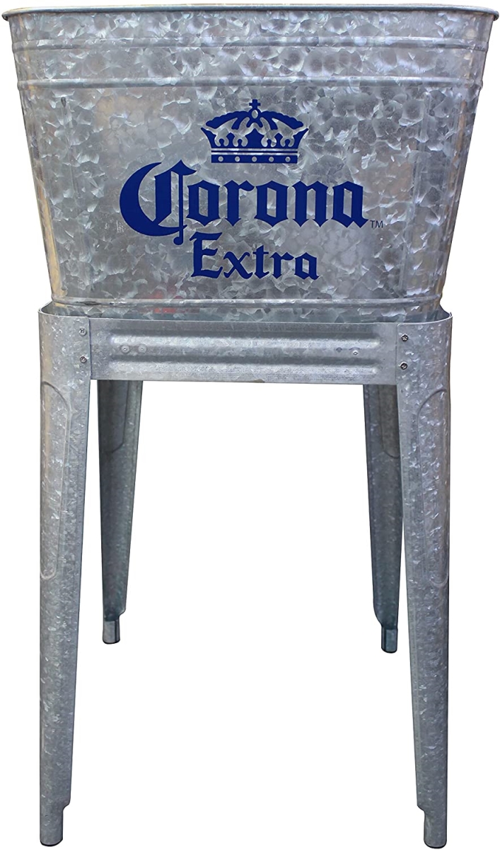 18 x 18 x 34 in. 60 qt. Corona Extra Cooler, Galvanized