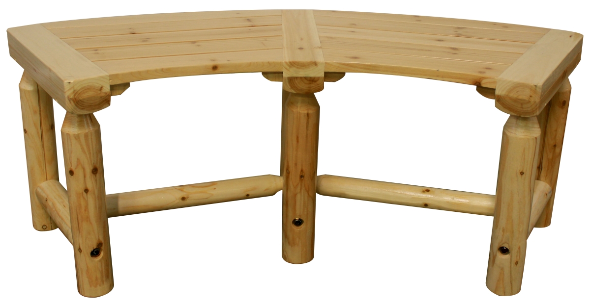 TX 95117 17.5 x 50 x 18 in. Aspen Curved Bench
