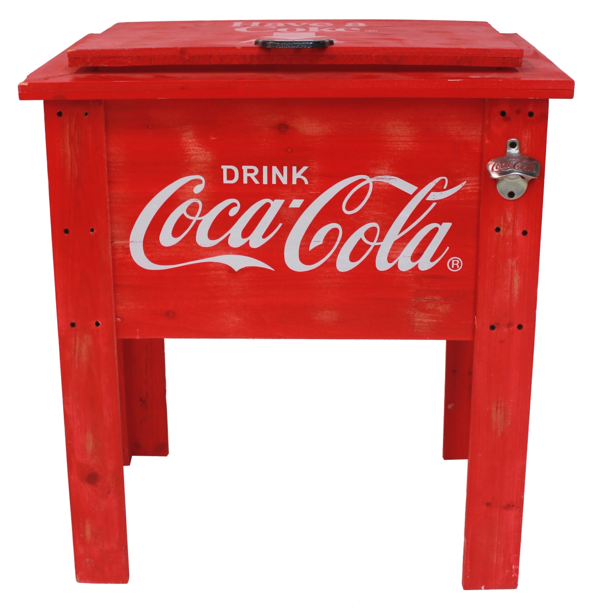 Coca-Cola Vintage Wooden Cooler