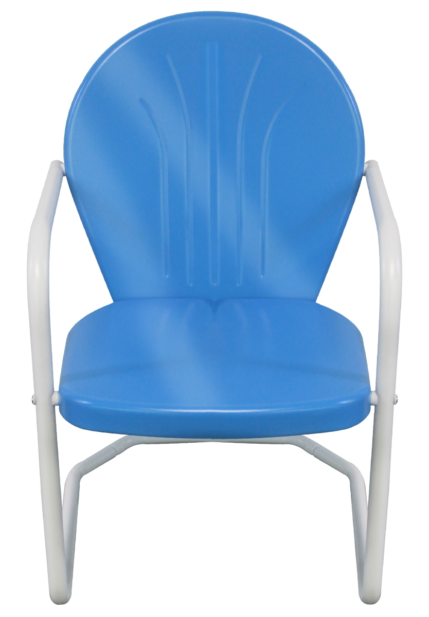 Picture of Leigh Country TX 93496 Leigh Country Retro Metal Chair Azure