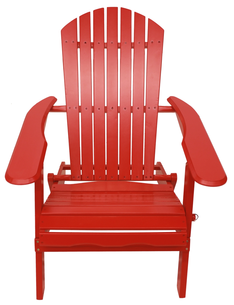 Leigh Country Folding Adirondack Chair - Red
