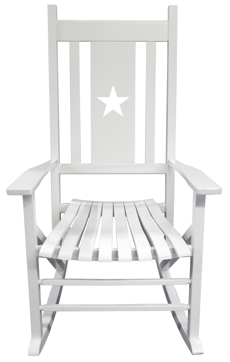 Heartland White Star Porch Rocker