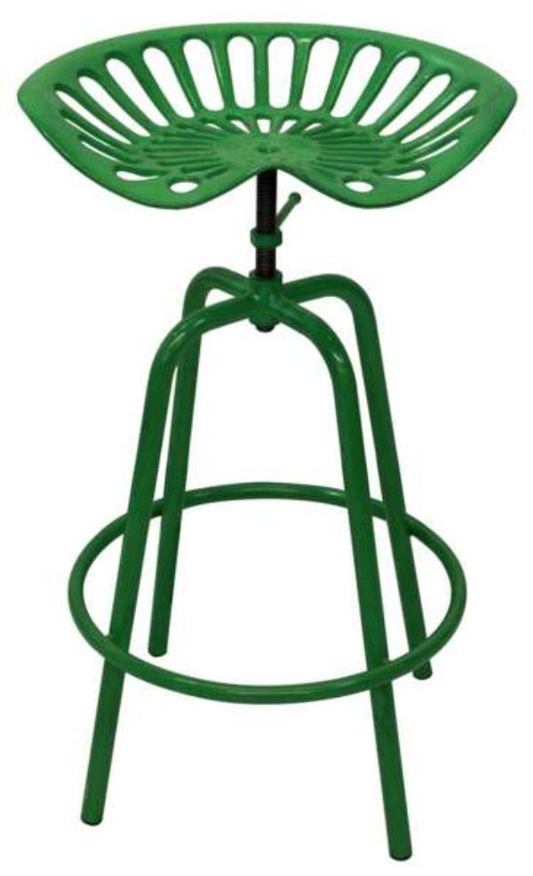 Tractor Seat Swivel Stool KD, Green