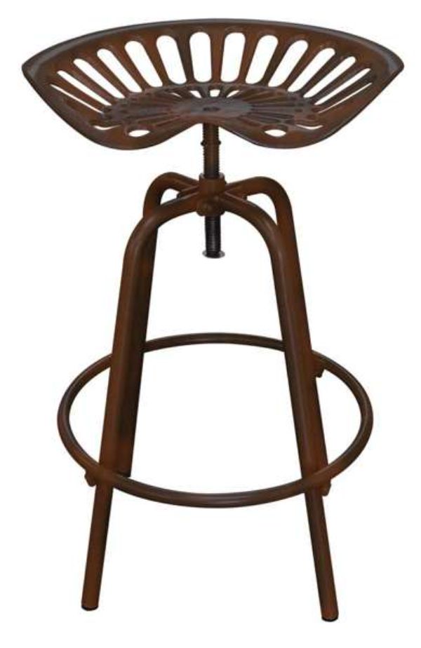TX 98008 Tractor Seat Swivel Stool-KD, Bronze