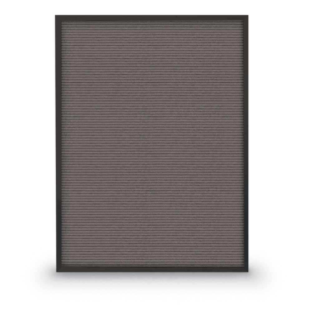 Grey letterboard 18' x 24' with Black aluminum frame