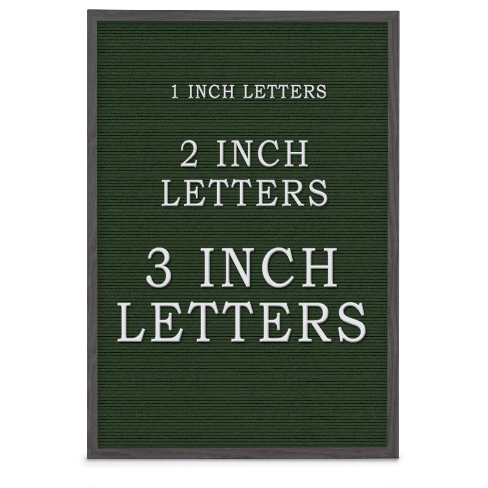 Picture of UVP UV1202UF-BLACK-GREEN Green felt letterboard 24&apos; x 36&apos; with Black Wood frame