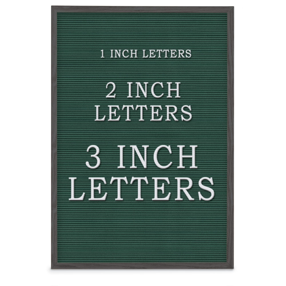 Picture of UVP UV1202UF-BLACK-HUNGRN Hunter Green vinyl letterboard 24&apos; x 36&apos; with Black Wood frame