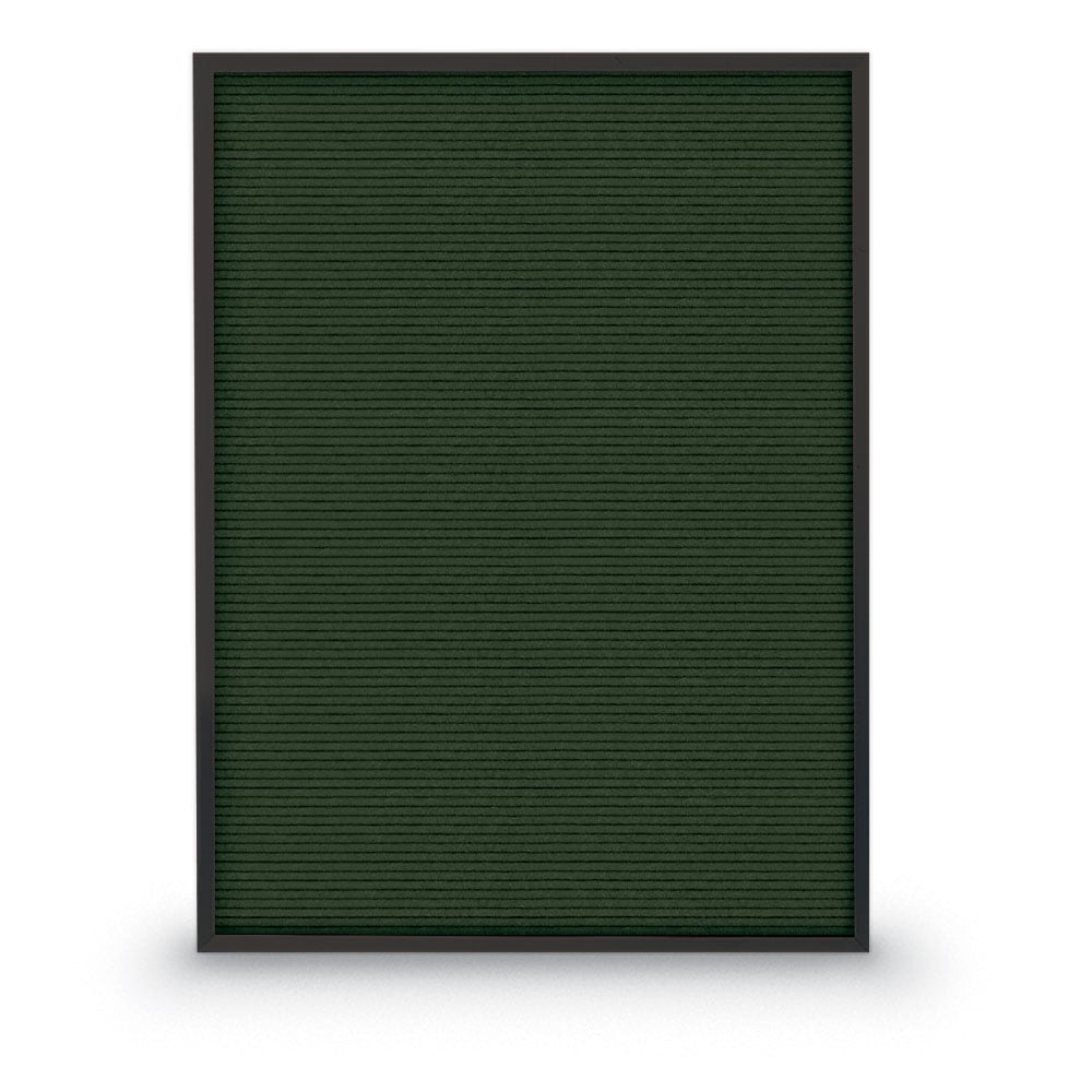Green letterboard 18' x 24' with Black aluminum frame