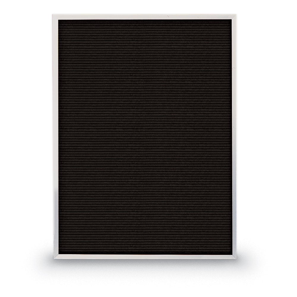 Black letterboard 18' x 24' with Satin aluminum frame