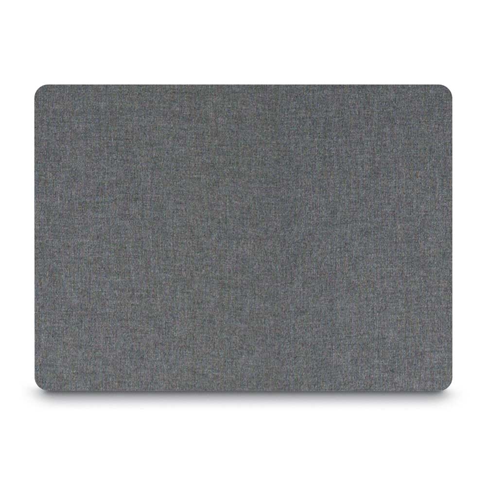 Unframed Medium Grey fabric covered corkboard 36' x 24'