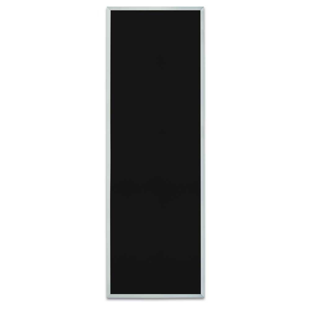 Black dry erase board 12' x 36' Satin aluminum frame
