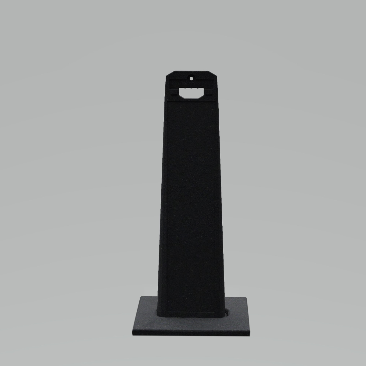 UV4109-BLACK Outdoor Standing Panel sign with weighted Base