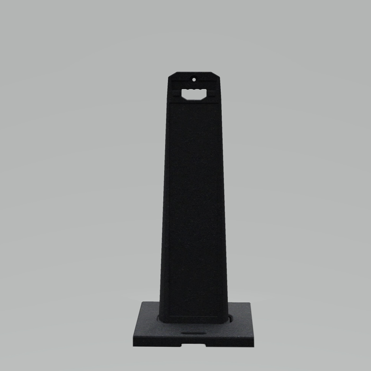UV4120-BLACK  Outdoor Standing Panel sign with weighted Base