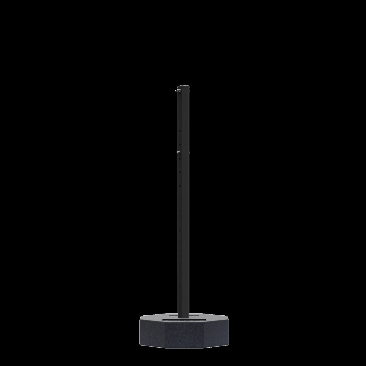UV800RB60-60BKPK Plasticade Mobile Parking Lot Post