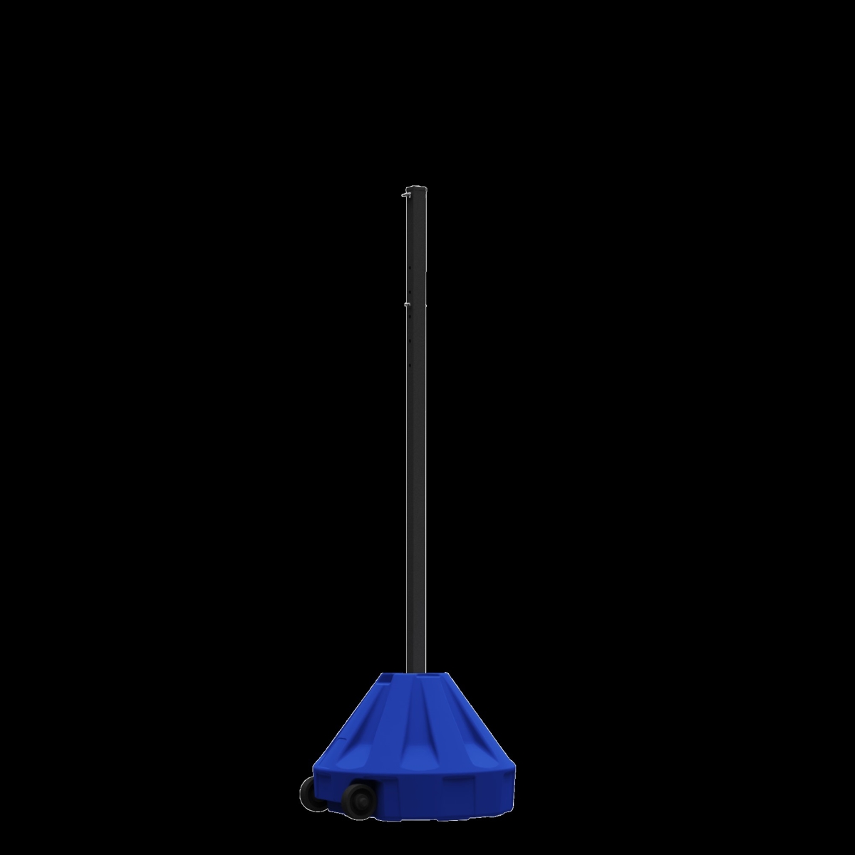 UVRAP18B-60BKPK Plasticade Roll-A-Base Mobile Parking Lot Post