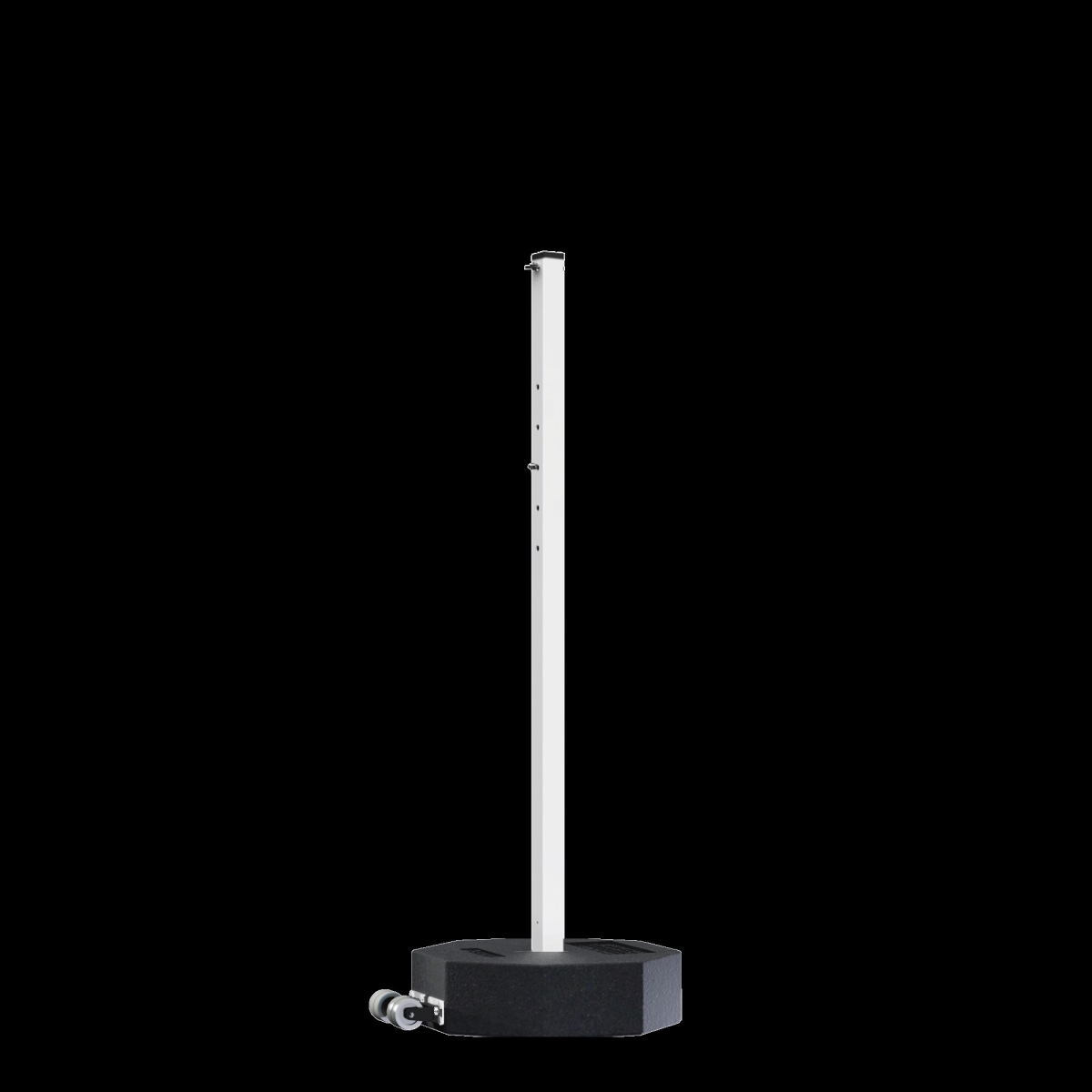 UV800RB60WHL-60PK Plasticade Mobile Parking Lot Post