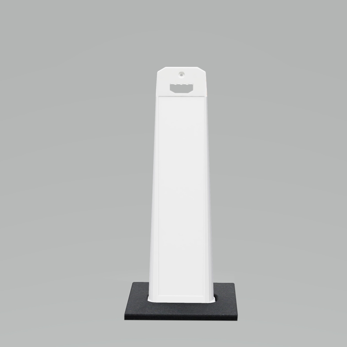 UV4109-WHITE  Outdoor Standing Panel sign with weighted Base