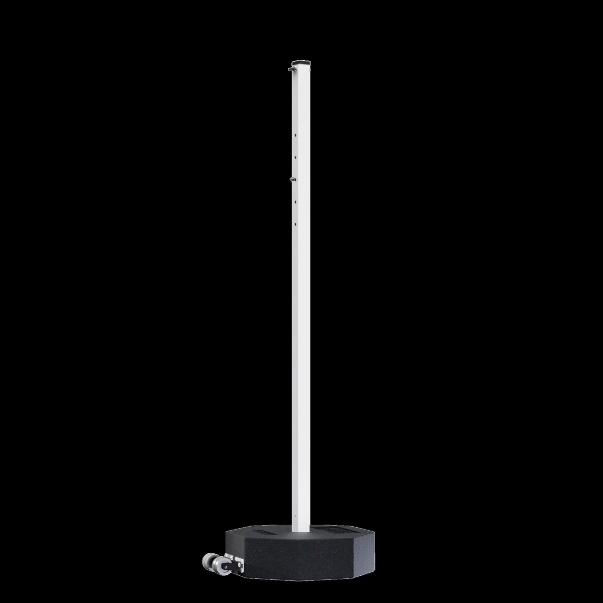 UV800RB60WHL-72PK Plasticade Mobile Parking Lot Post