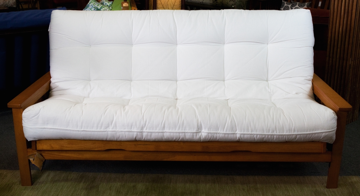 6 in. Organic Cotton & Wool King Size Futon Mattress