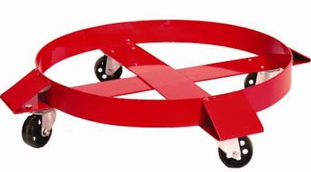 140-SOR Out-Rigger Band-Type Dolly with Steel Casters for 55 gal Drum -  Zeeline