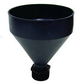 Picture of Zeeline 769 3 qt Polyethylene Drum Funnel Threaded for 2 in. NPT Opening - Black