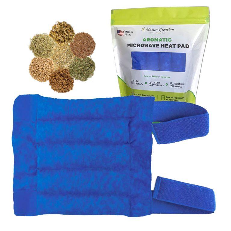 Picture of Nature Creation NC-KNEE-BLUMRB Microwavable Herbal Heating Pad for Knee & Elbow - No.01 Blue Marble