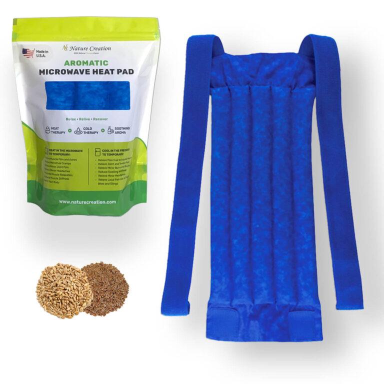 Picture of Nature Creation NC-SPINE-BLUMRB Microwavable Herbal Heating Pad for Spine & Back - No.01 Blue Marble