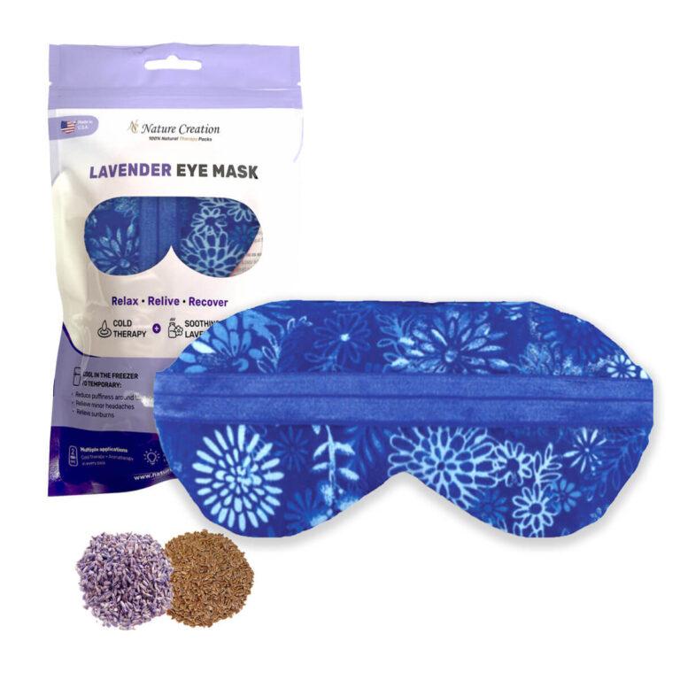 Picture of Nature Creation NC-EYEMASK-BLUFLW Lavender Eye Mask - No.11 Blue Flower