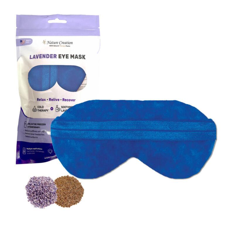 Picture of Nature Creation NC-EYEMASK-BLUMRB Lavender Eye Mask - No.01 Blue Marble