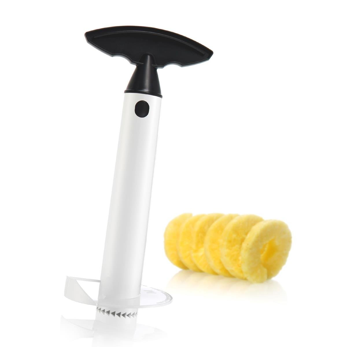 Picture of Tomorrows Kitchen 48522606 Pineapple Slicer with White & Black Handle - J Hook