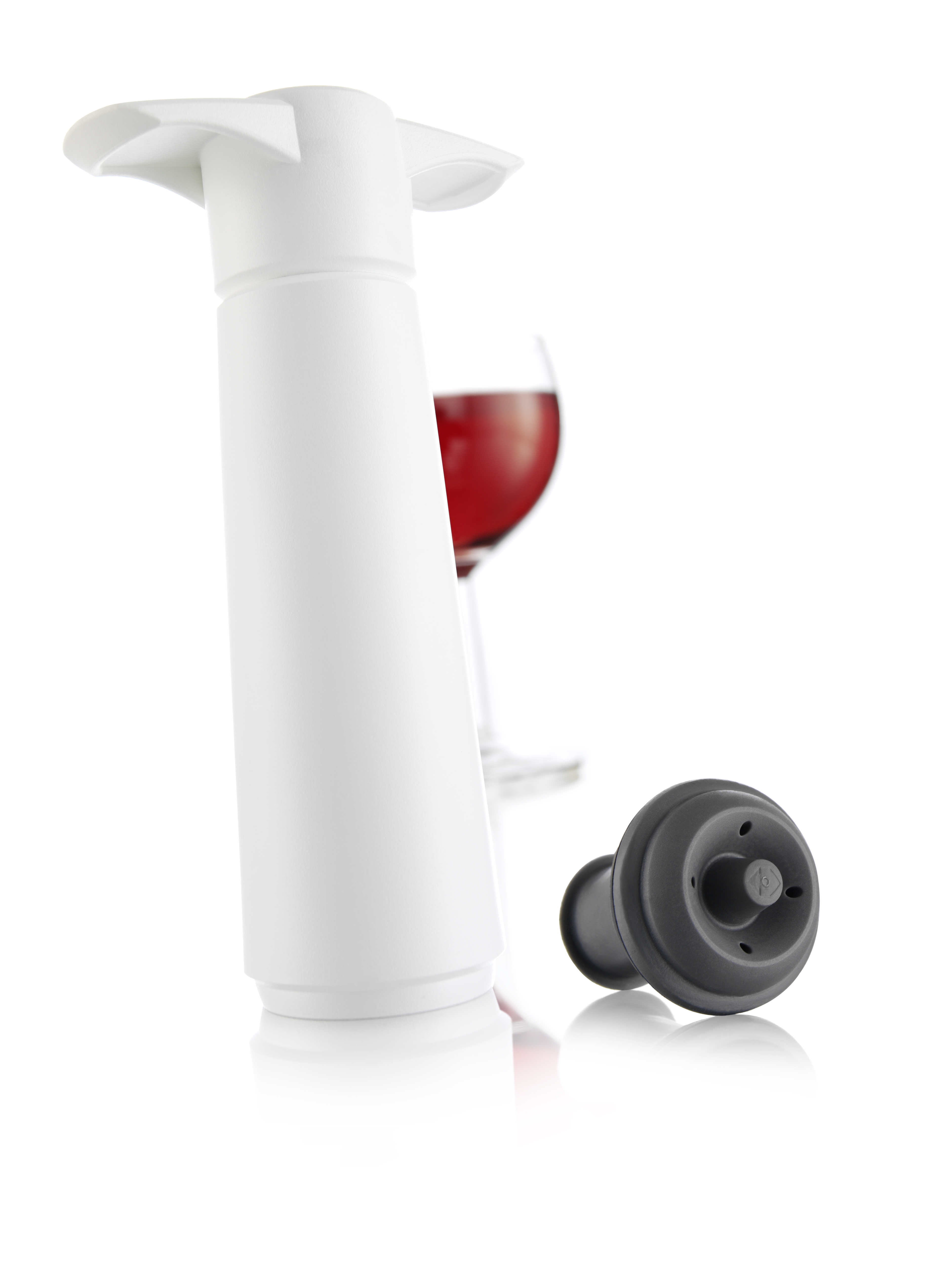 Picture of Vacu Vin 8542606 Wine Saver Blister, White - 1 Pump & 1 Stopper
