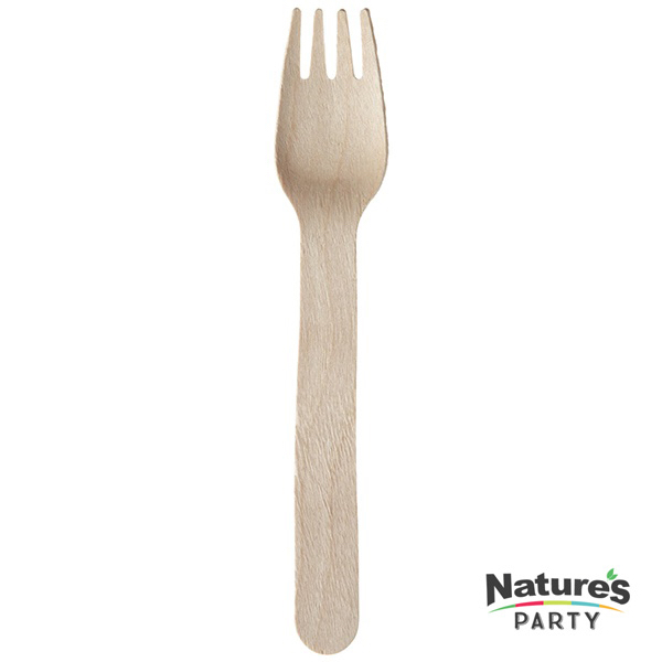Picture of Natures Party 8NPCVB1-nparty020 6 in. Woodsy Wooden Forks - 24 Count