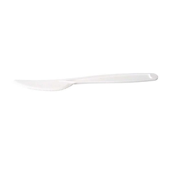 Picture of Natures Party 8NPCVPL822-nparty047 7 in. Cornstarch Knife, White