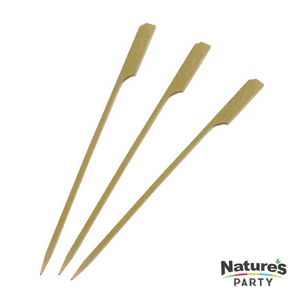 Picture of Natures Party 8NPBBTG120-nparty010 4.7 in. Paddy Bamboo Paddle Pick Skewer - Pack of 50