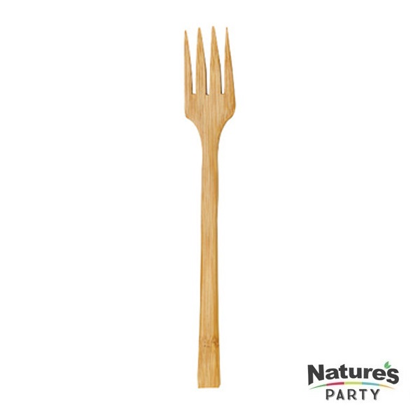 Picture of Natures Party 8NPCVBA171-nparty016 7 in. Bambi Bamboo Forks - 8 Count