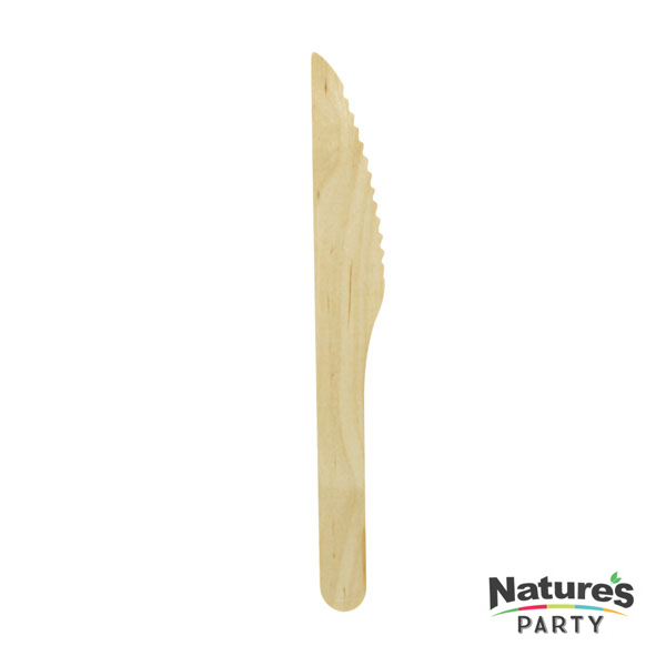 Picture of Natures Party 8NPCVB2-nparty021 6 in. Woodsy Wooden Knifes - 24 Count