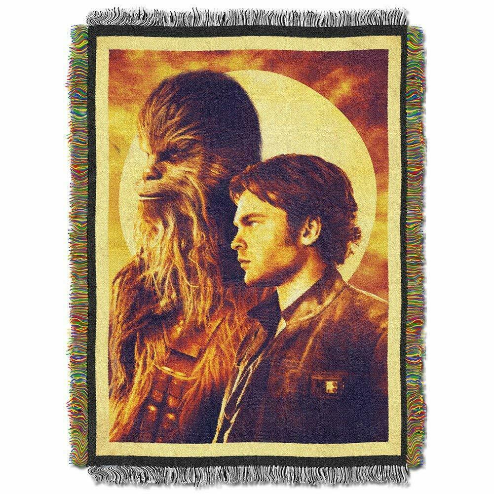 Picture of Northwest 1DSW051000022RET Star Wars Han Solo Two Pirates Woven Tapestry Throw Blanket