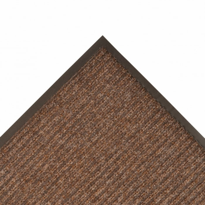 NoTrax 109R0048BR Brush Step Entrance Scraper Floor Mat, 4' x 60', 3/8 Thick, Brown