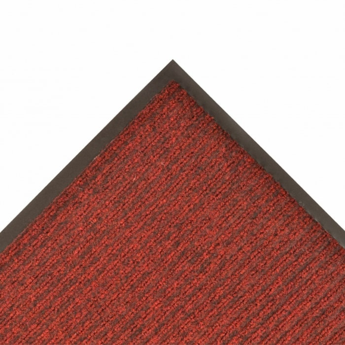 NoTrax 109S0036RB Brush Step Entrance Scraper Floor Mat, 3' x 6', 3/8 Thick, Red