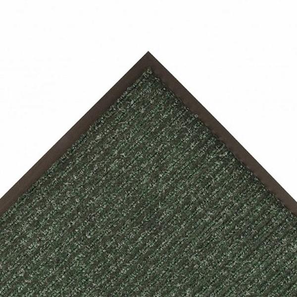 117S0034GN 3 x 4 ft. Heritage Rib Entrance Floor Mat, Hunter Green