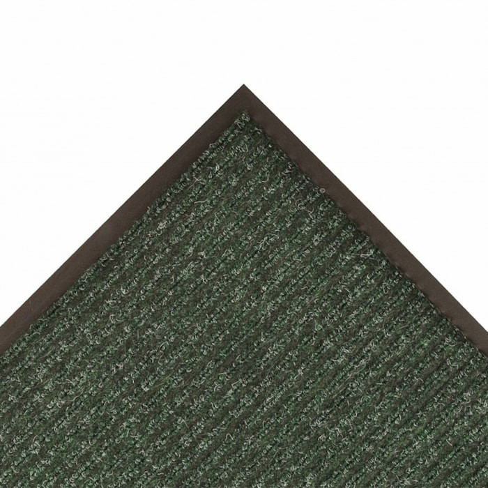 117S0036GN 3 x 6 ft. Heritage Rib Heavy Weight Scraper Entrance Floor Mat, Hunter Green