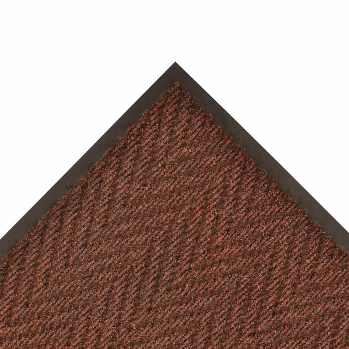 118S0023BR 2 x 3 ft. Arrow Trax Low Profile Scraper Entrance Floor Mat, Brown